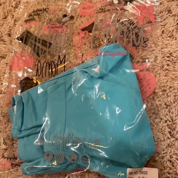 NWT Latched Mama High Waisted Swim Bottoms (XS) - Picture 6 of 6
